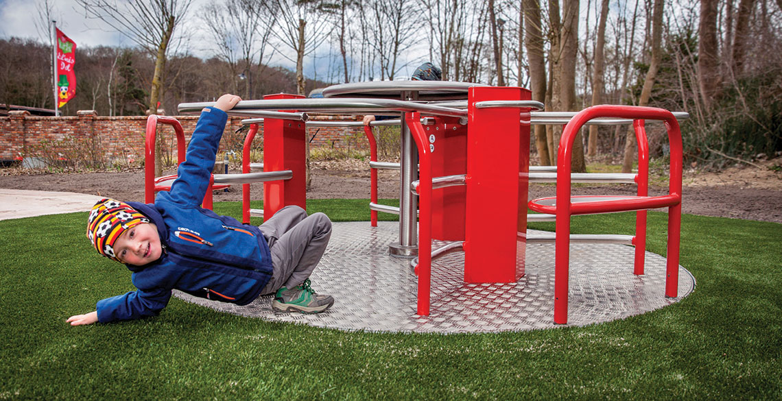 Merry-Go-Round in cold weather