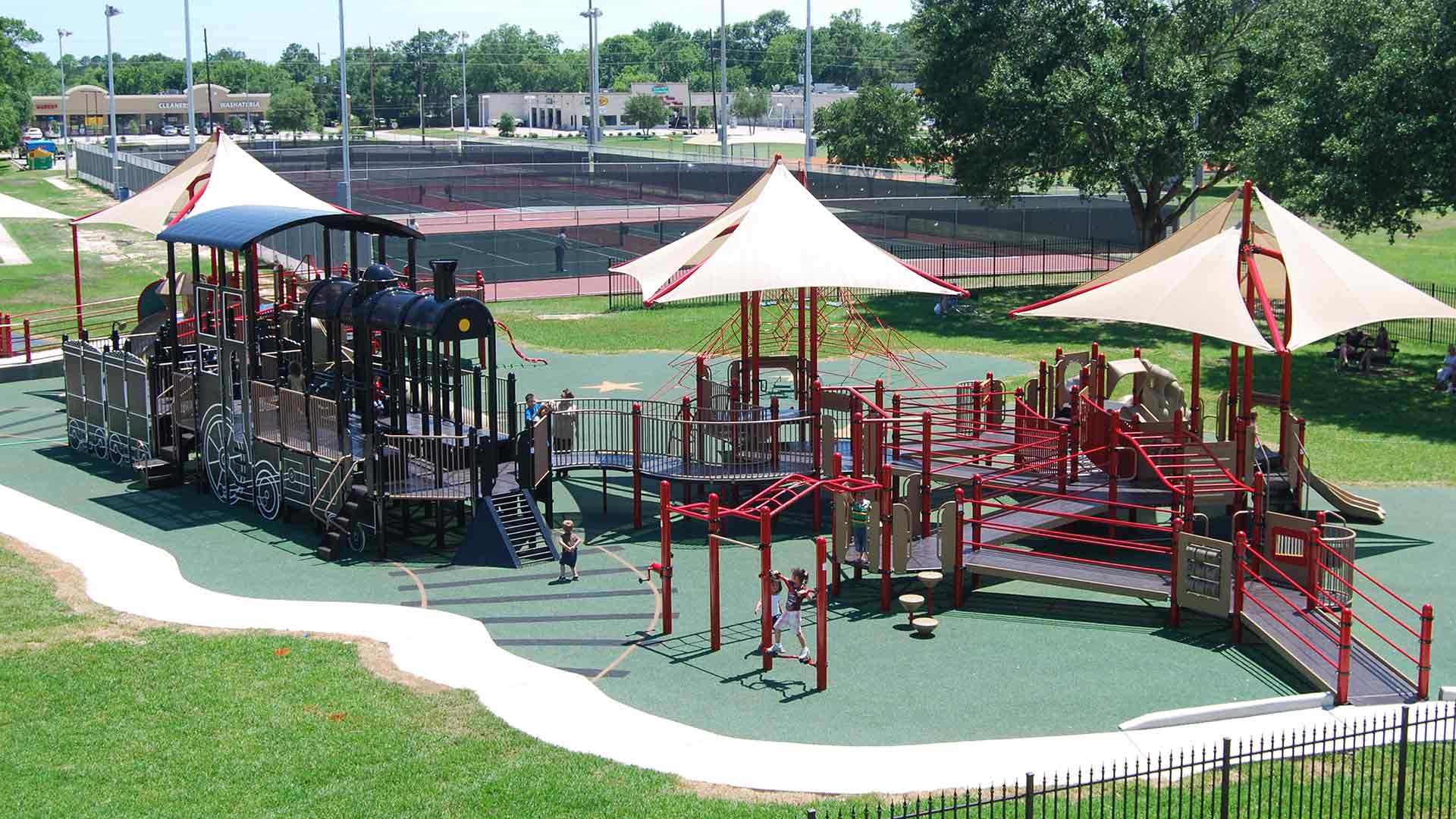 Train Themed Playground