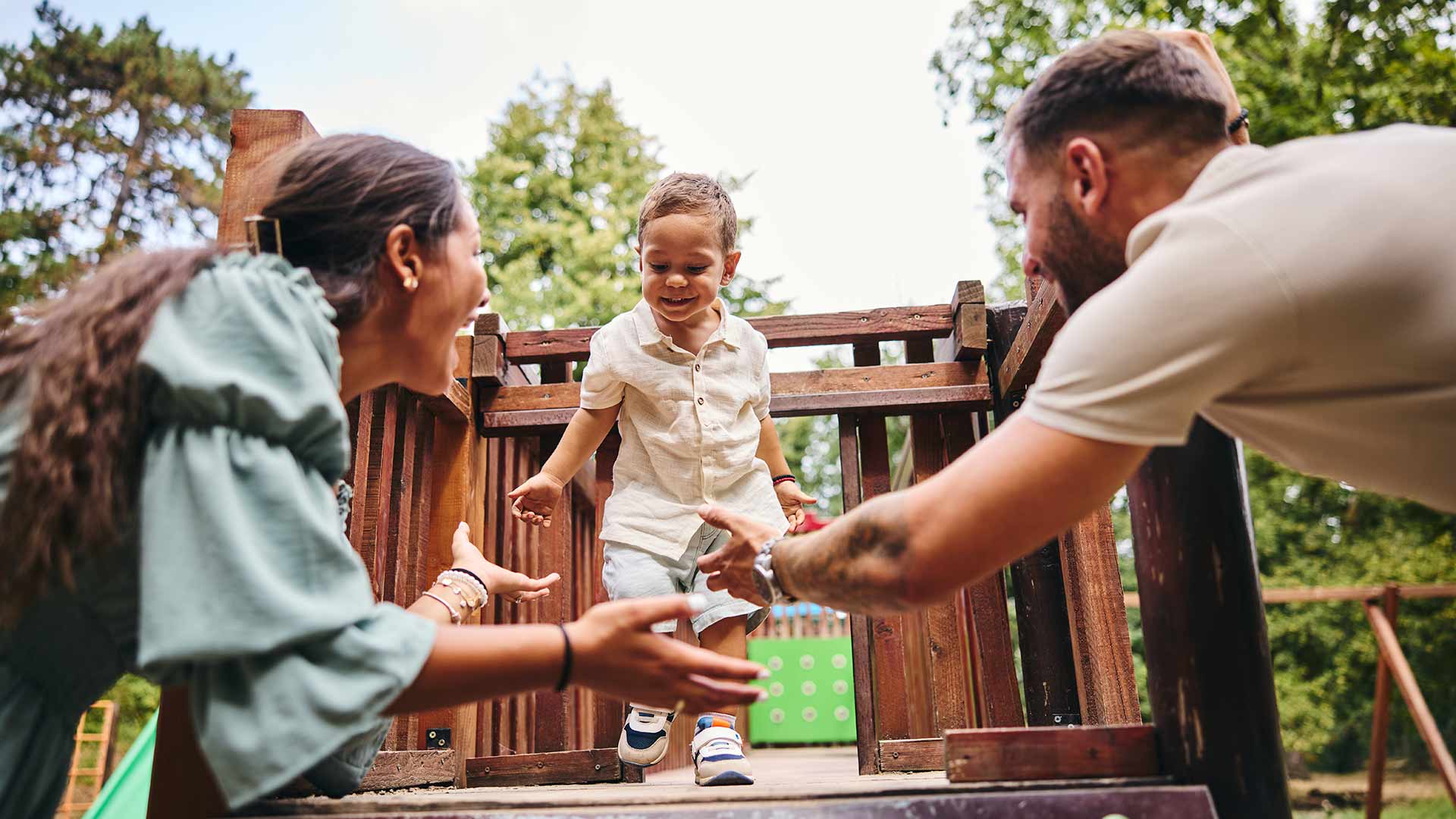 Parents Supervising Playground