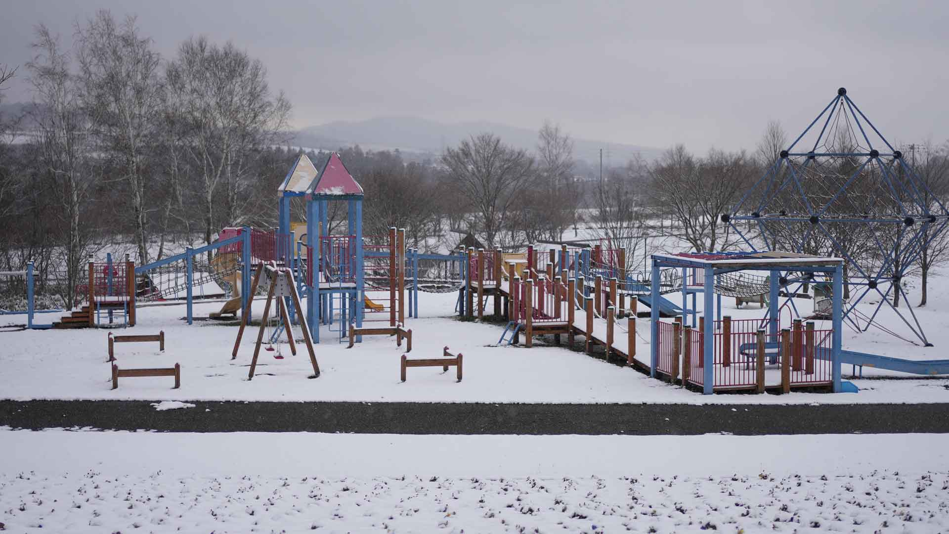 Playground Surfaces In The Winter