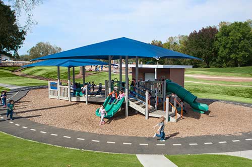 Track around play area