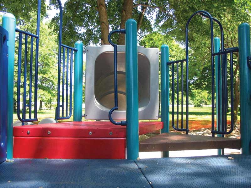 Inclusive playground equipment