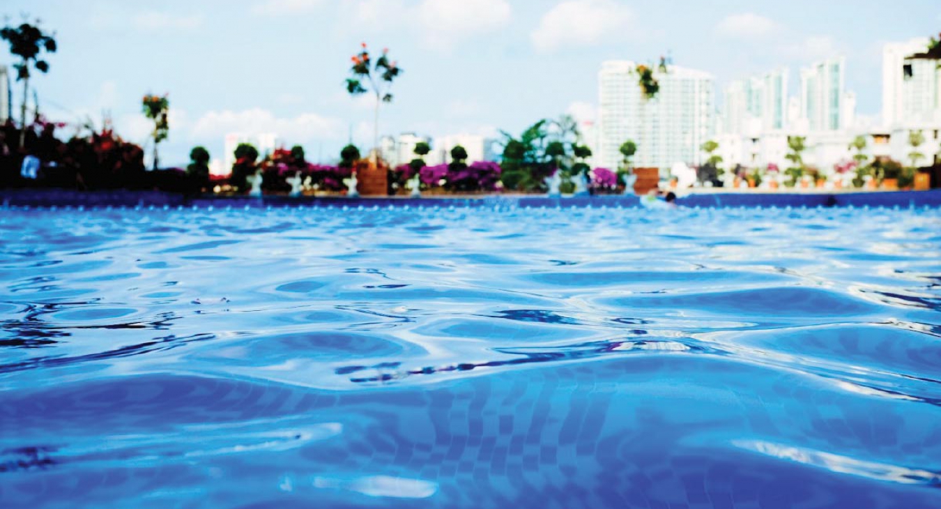 A clean pool is refreshing