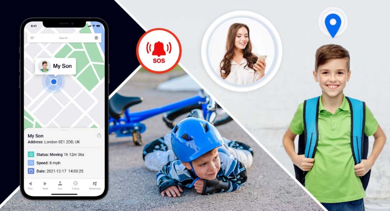 Improving the Safety of Kids with Portable Small GPS Trackers