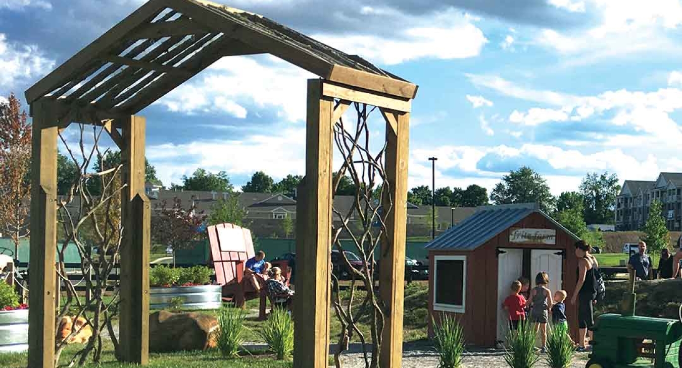 Unique Farm Themed Playground Equipment