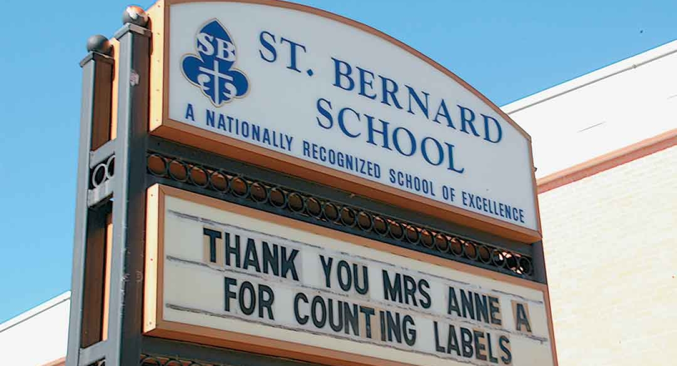 Urban Infill at St. Bernard School