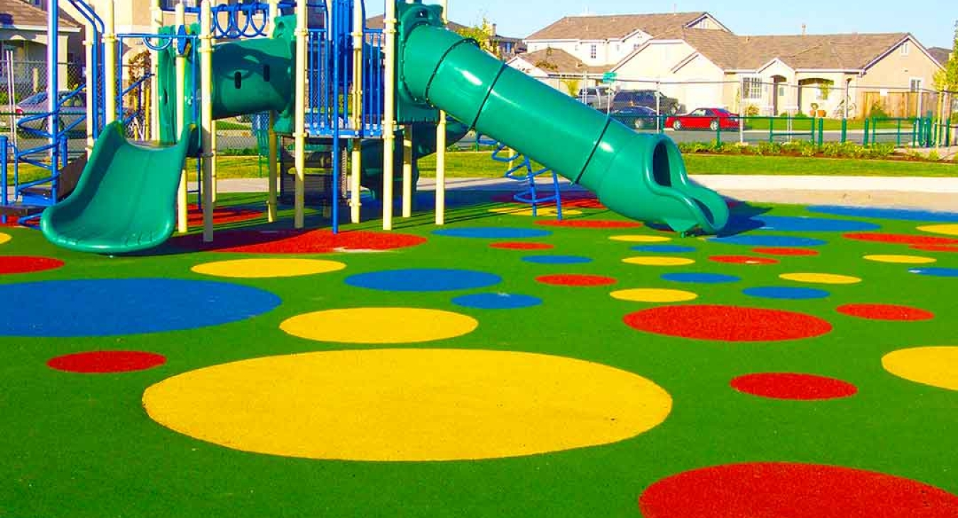 Poured-in-Place Playground Surfacing