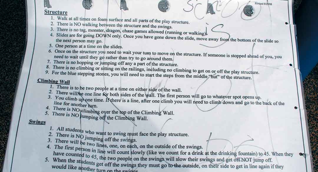 Playground Supervision: How Much Is Too Much?