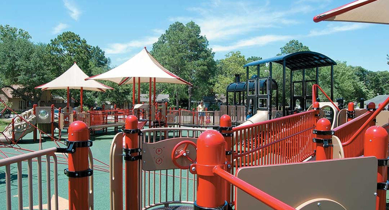 Train Themed Playground