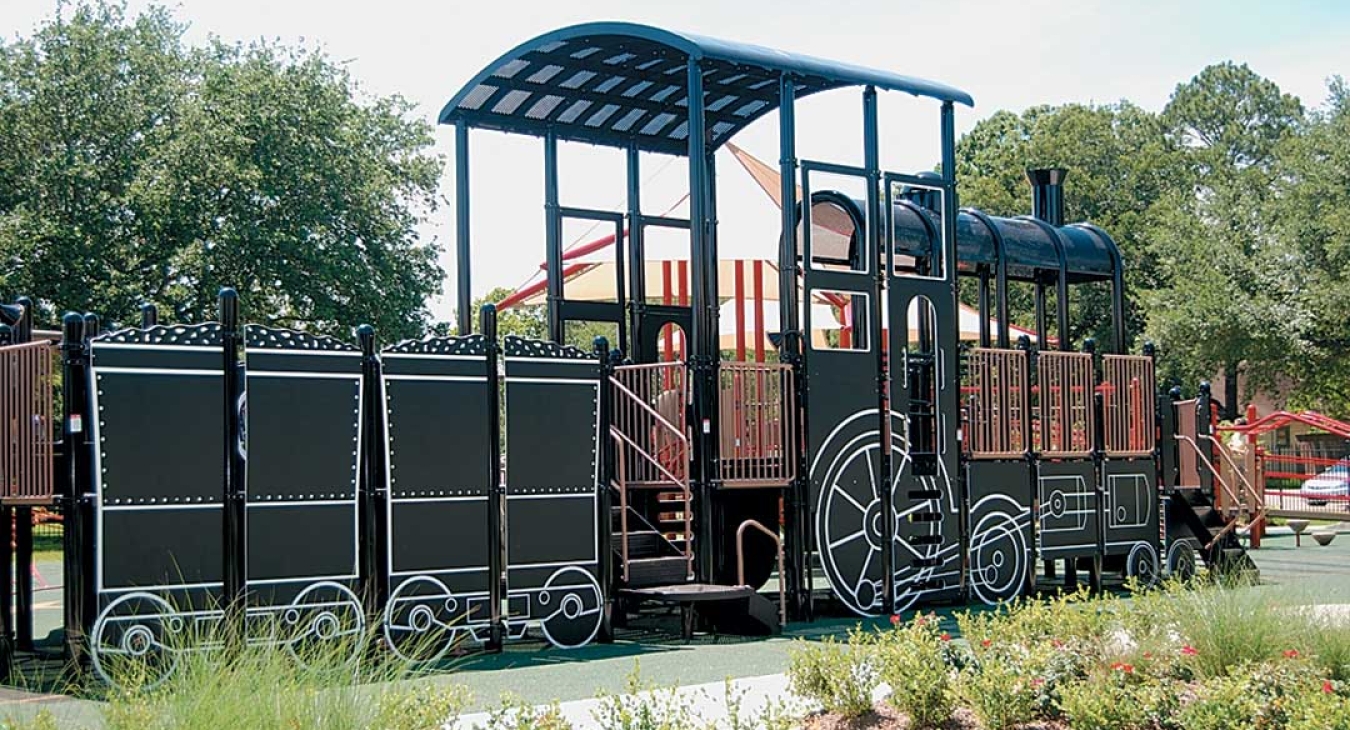 Train Themed Playground