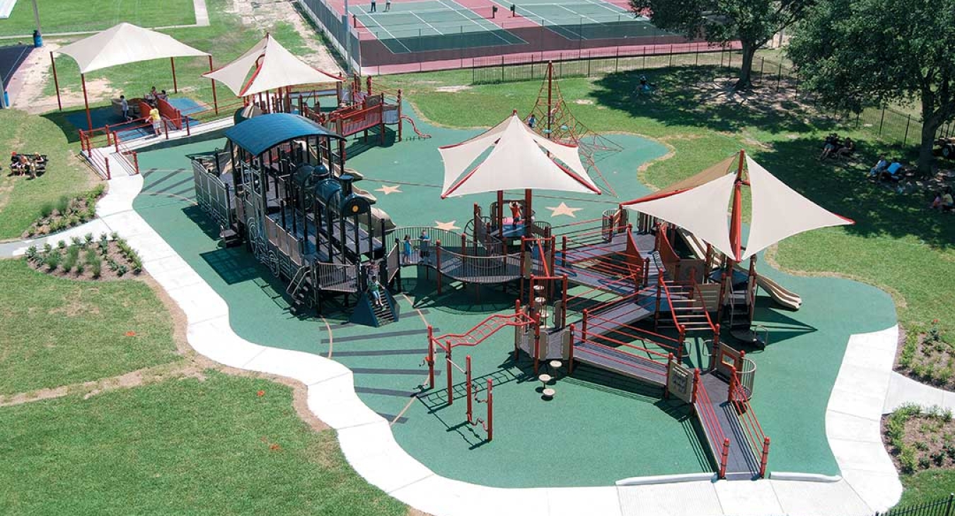 Train Themed Playground