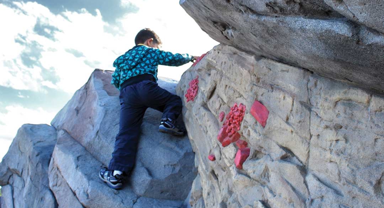 Playground Climbing Rocks and Boulders