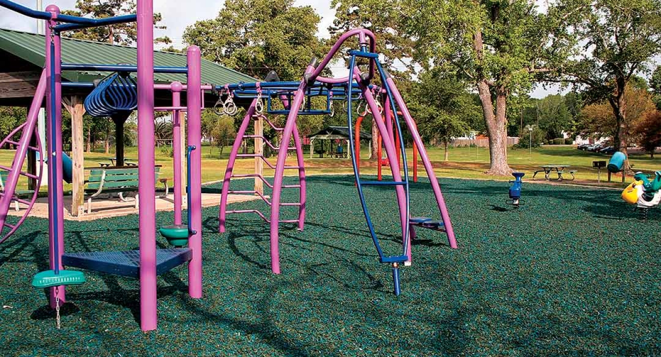Rubber Mulch Playground Surfacing