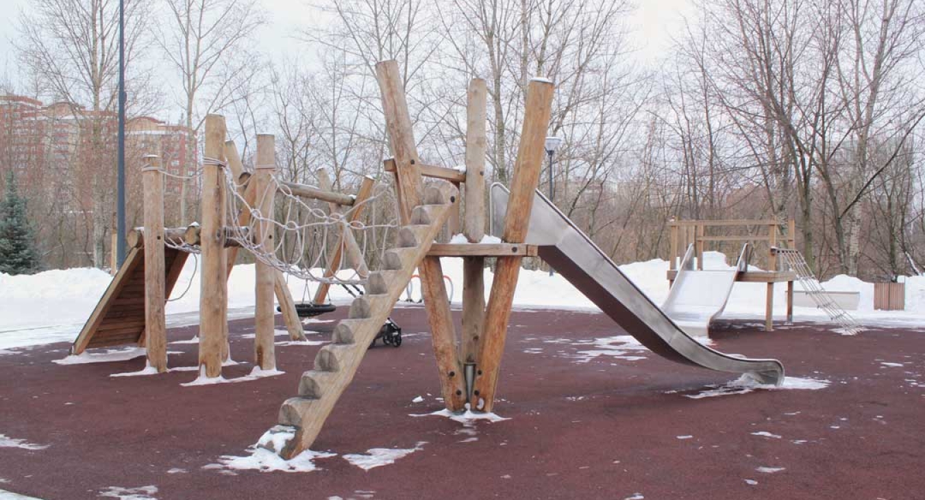 Playground Surfaces In The Winter