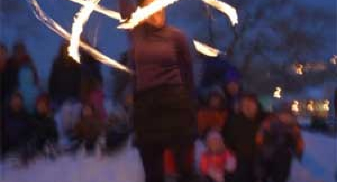 Fire Display at Fire and Ice Event - Anarchy Zone