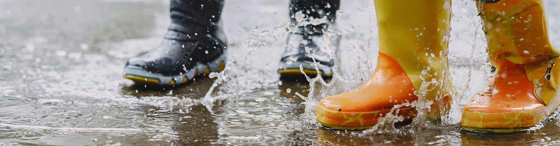 Puddles on the playground