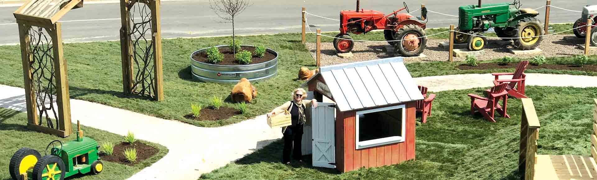 Unique Farm Themed Playground Equipment