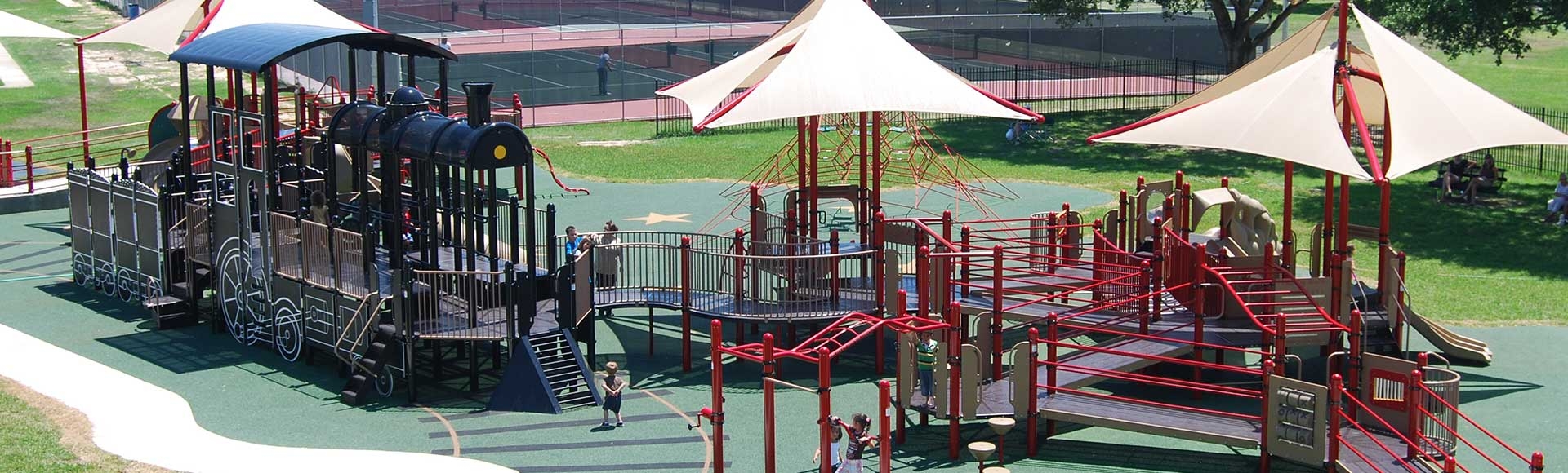 Train Themed Playground