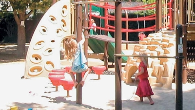 Sand playground surfacing