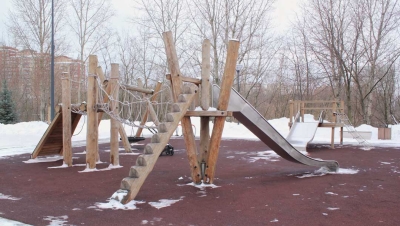 Playground Surfaces In The Winter
